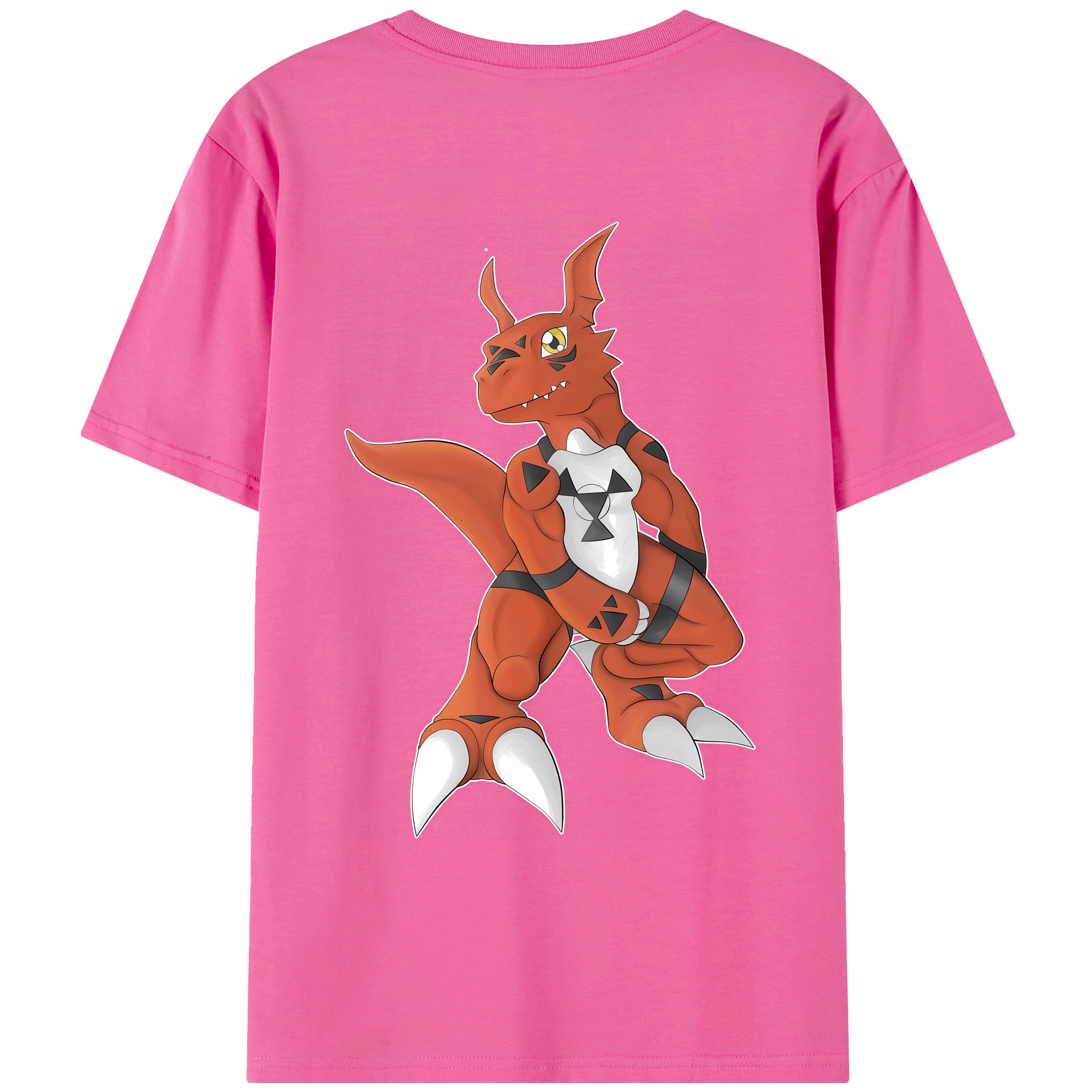 （画像用） Digimon デジタルモンスター/デジモン レディース半袖Tシャツ(バックプリント)